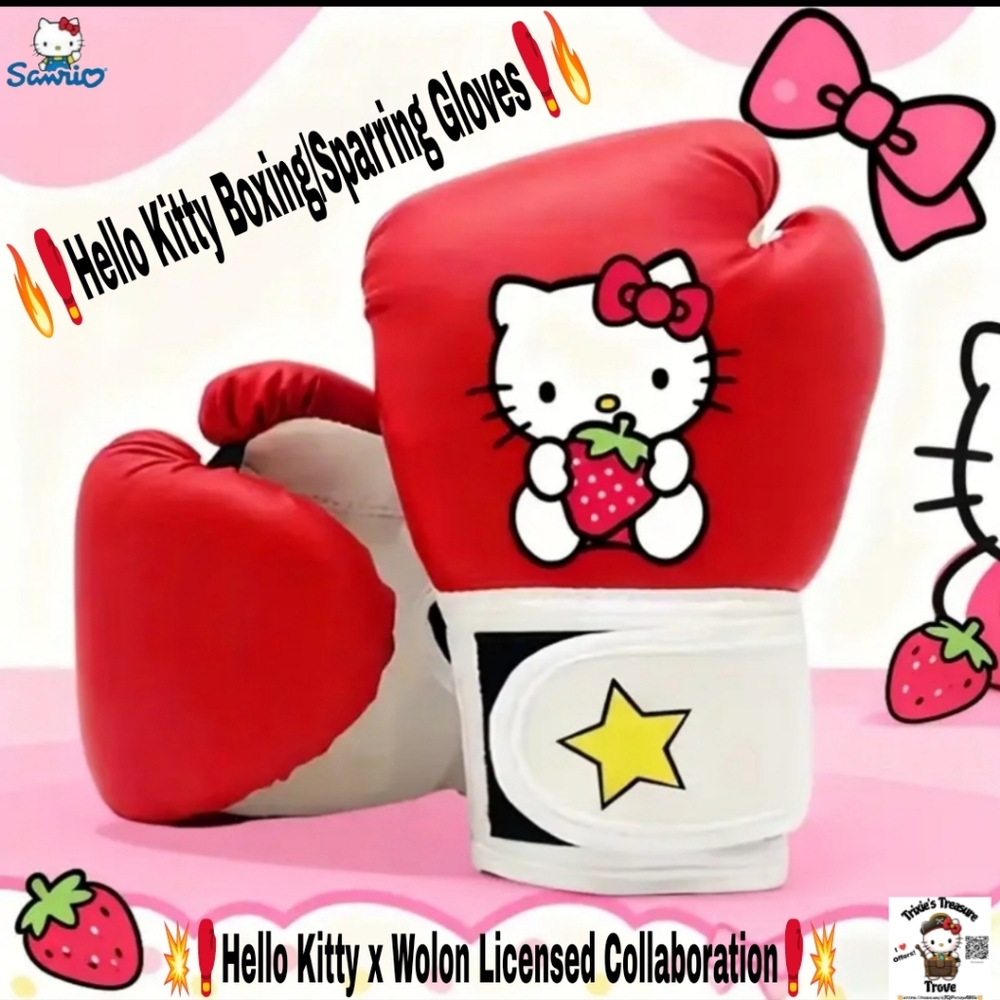 EXCLUSIVE - Hello Kitty x Wolon Boxing, Sparring, Training Gloves